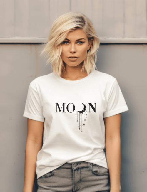 T-shirt Lune , T-shirt Cosmic Moon